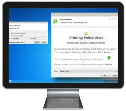 Papercut, Print Policy Alert, Elite Document Resources