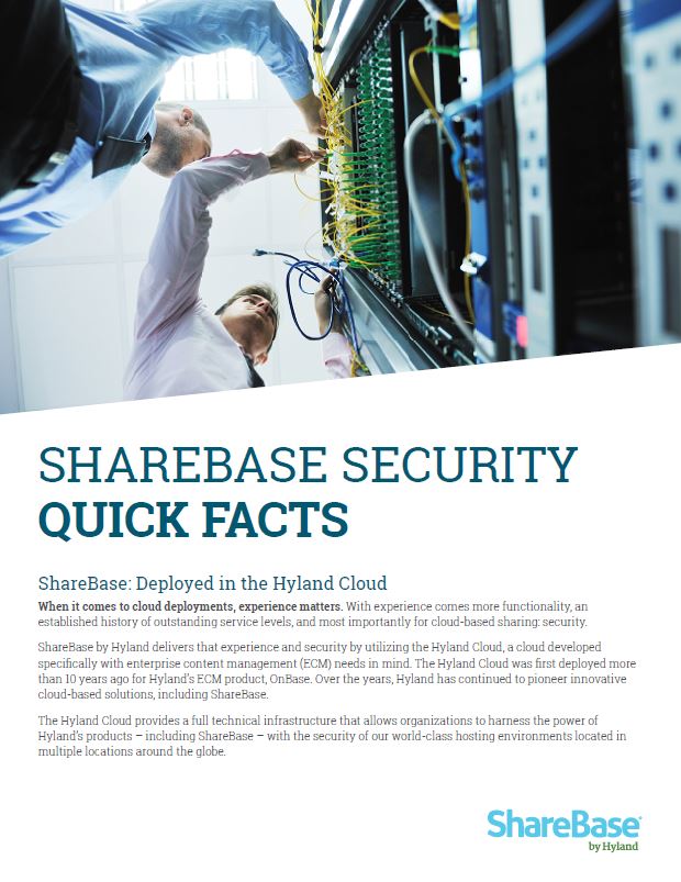 Security, ShareBase, Security, Kyocera, Software, Document Management, Elite Document Resources